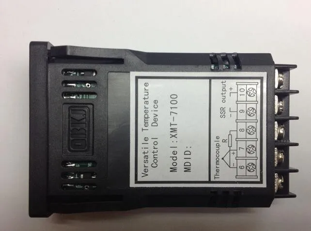 XMT-7100 Panel Size 48*24mm Intelligent Programmable PID White LED Digital Display Industrial Usage Temperature Controller