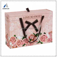 mountain custom printing pink drawer gift paper box