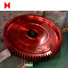 Forging/casting Steel spiral bevel large girth gear and shaft