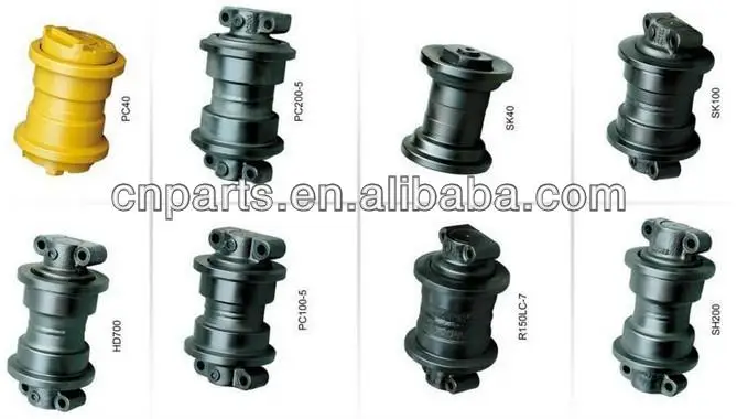 Track Roller for Hitachi Zaxis ZX40/ZX50/ZX50U/ZX55U/ZX60USB-3 Mini Excavator Bottom Lower Roller 4357785/4405892/9106672