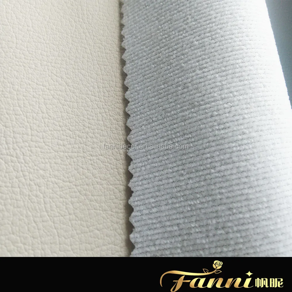 Embroidery PVC Artificial Leather For Car Seat Cover New Design Auto PVC Synthetic Leather