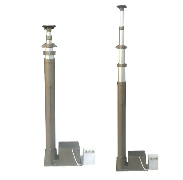 aluminum alloy mobile communication aerial antenna telescopic mast