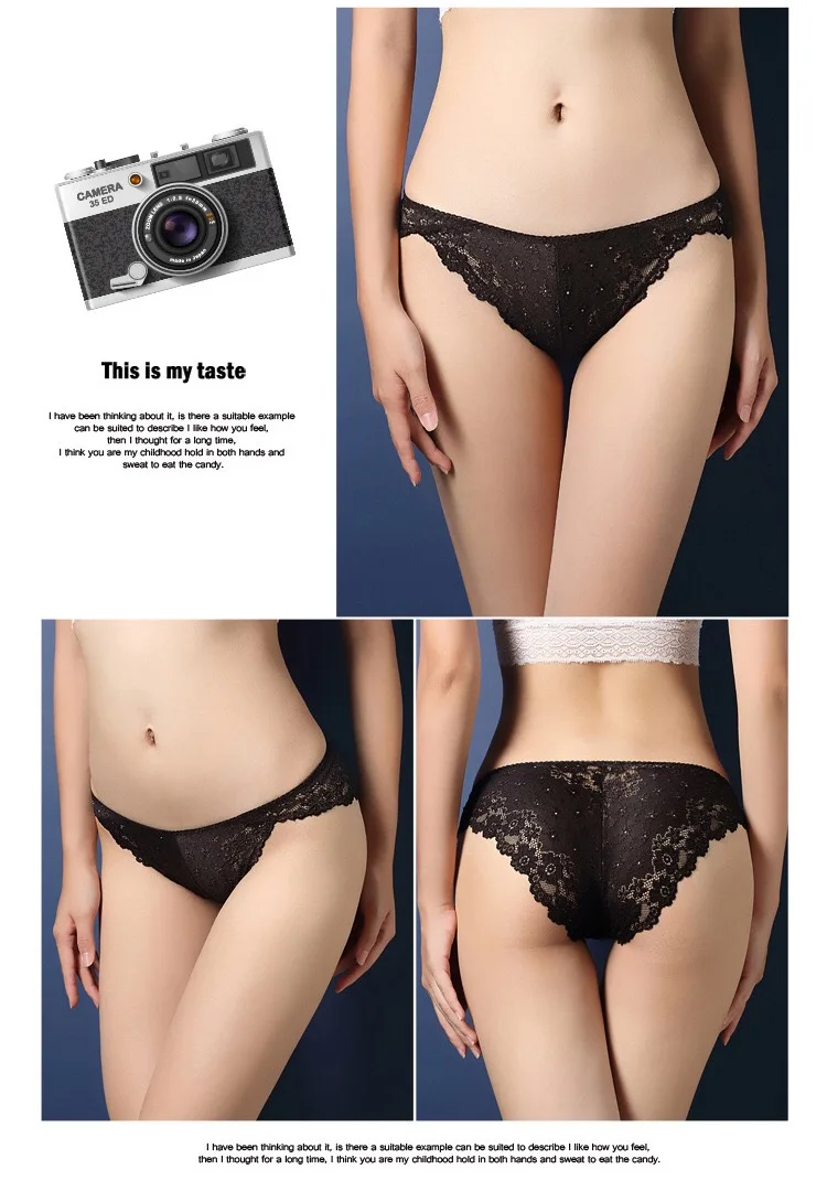2018 New Design Sexy Mature Underwear Women Hipster Lady Lace Panty