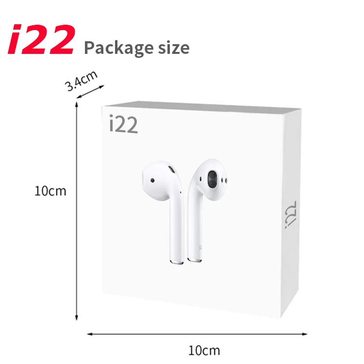2019 New i22 Tws Wireless Earbuds Touch Control 5.0 Mini True Wireless Earphone i88 i9000 original 1:1 Tws - ANKUX.COM