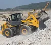 hot sale liugong 856 tcm 820 wheel loader with rock bucket and joystick