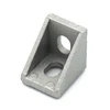 2020 European standard aluminum corner joint Right angle connecting piece 90 degree bracket