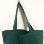 Wholesale Promotional Cheap Folding Custom green bag shopping cotton bag