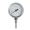 Industrial WSS temperature gauge metal water boiler dual pipe bimetal thermometer