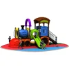 Amusement Park Outdoor Playground Used In Park Kids Children Games Cartoon Plastic Slides For Sale