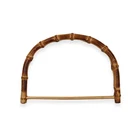 High quality wood purse handles luggage handle bag accessories handbag frame for sale