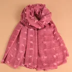 Newest Dyeing Pom Pom Tie Dye Tassel Hijab Long Women Shawl Scarf With Hair Ball Shawl Hijabs