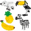 GF-001 Polar Bear Animal Series Educational Toys Gifts Fruit Building Blocks