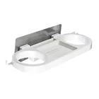 Plastic cheap simple good quality waterproof bathroom multifunction hair dryer holder