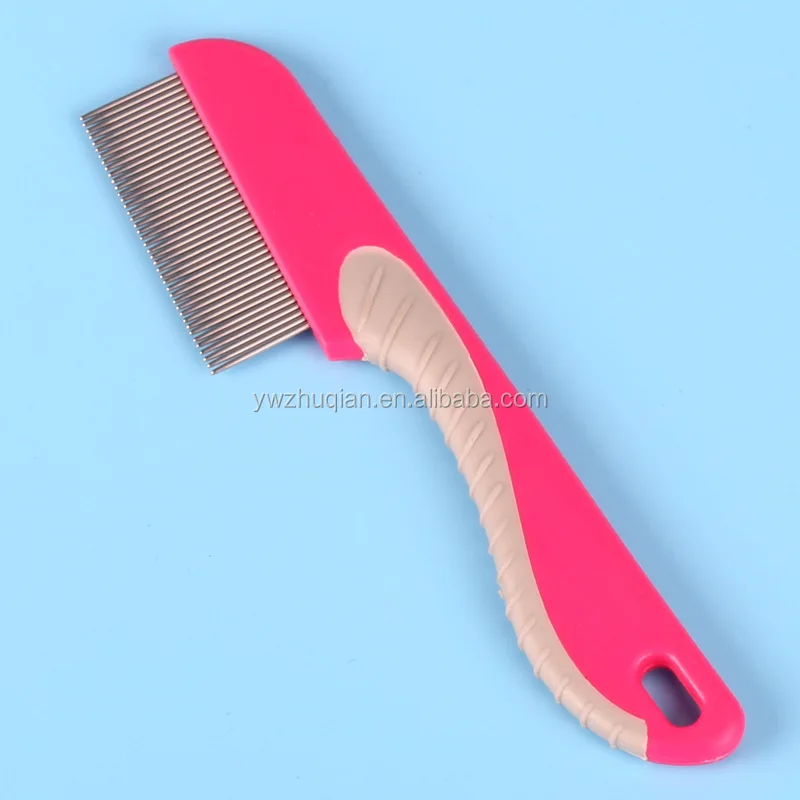 Wholesale beauty salons supplies handle comb pet accessory pet comb pet product