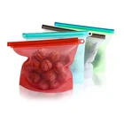 30oz Reusable Food Grade bpa free eco Silicone food storage bag