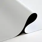 PVC White-Black matt projection screen fabric rear projection film/3D Silver screen fabric