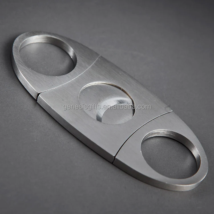 metal stainless steel useful cigar cutter supplier