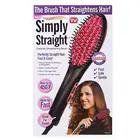 Curly Hair Straightener and Lock Straightener Iron, Anti-Scald Design Great Styler - Hair Straightening Brush