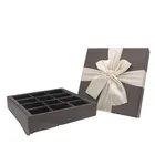 Cheapest price chocolate packaging box gift cardboard paper kraft by professional manufacturer