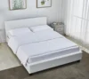 Double Leather Deluxe Bed Frame and Headboard