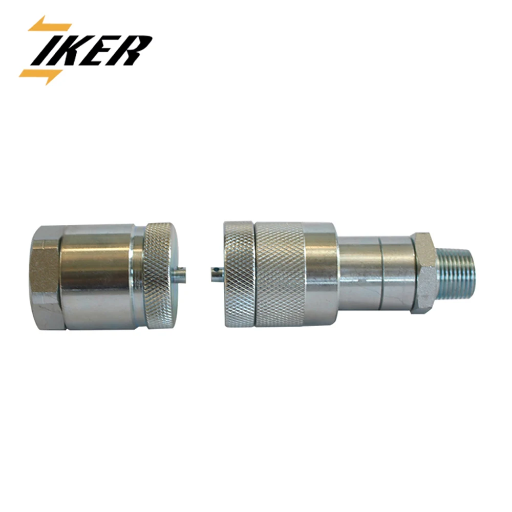 KZE-B 700 bar 10000PSI screw to connected hydraulic quick release coupling