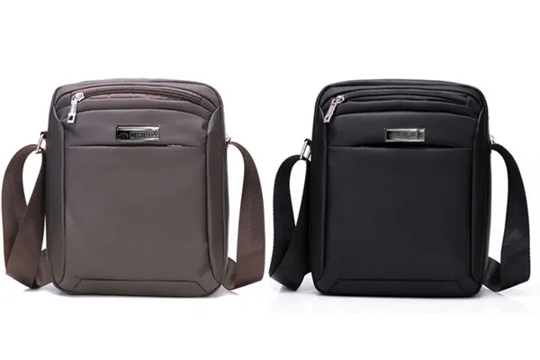Top selling single strap crossbody bag business nylon shoulder bag men messenger