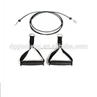 OEM 3.2mm gym cable for fitness accessory with molded handles