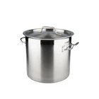 China supplier deep cooking restaurant stainless steel large soup stock pot