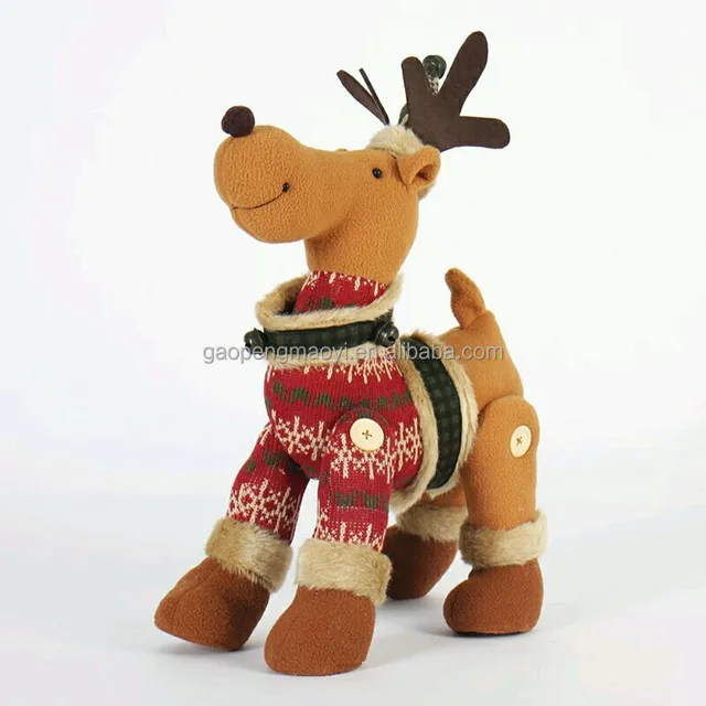 ome plush toys christmas soft deer gifts christmas decoration