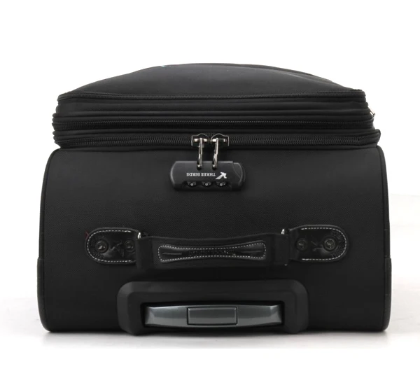 Wholesale 4 wheel waterproof fabric travel spinner suitcase soft sanzhiniao carry on 3 piece luggage set