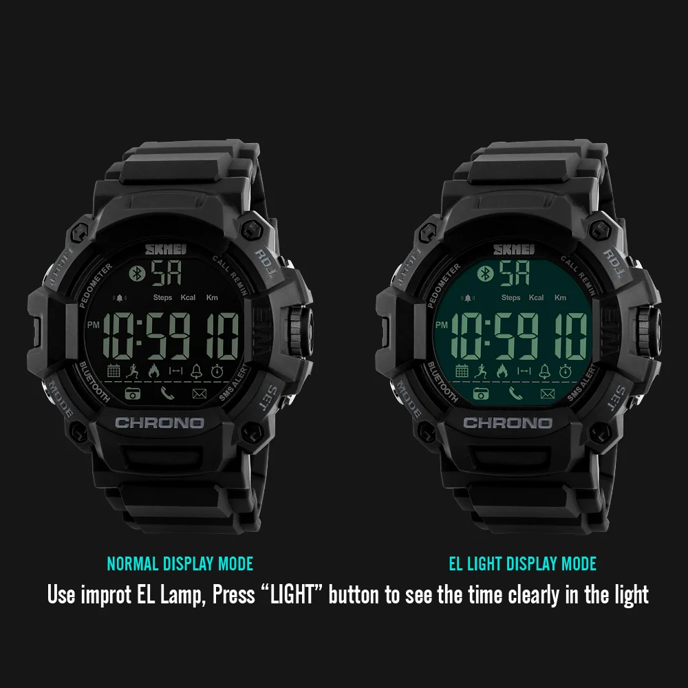 5atm waterproof android smartwatch sport Skmei 1249