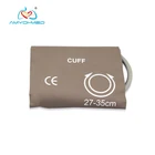 Reusable Adult NIBP Single Tube Cuff Brown-Bladder Latex Blood Pressure 27-35 Cms