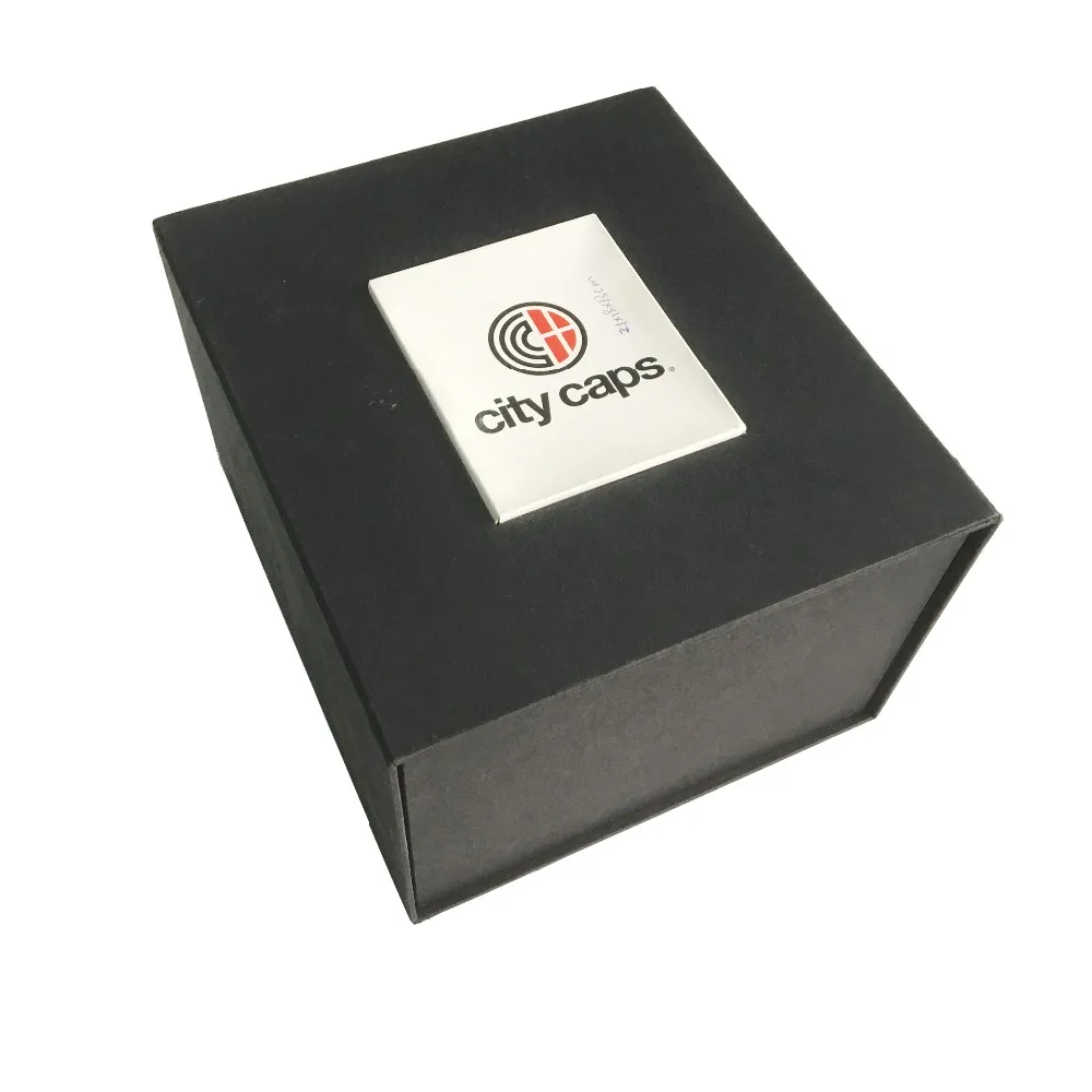 gift box material: 1200gsm paperboard black printing inside and