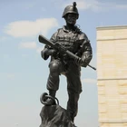 Popular design antique bronze warrior statue