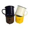 Bulk Creative Eco Friendly Custom Enamel Coffee Mug Enamel Ceramic Mug