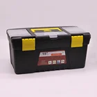 Multipurpose Plastic Tool Box with Removable Tray Storage Box Organizer
