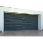 8x7 Aluminum Remote Garage Door Rolling Up Shutter Door