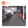 Popular 50x50 100x100 square Modular office carpet tile with pvc backing