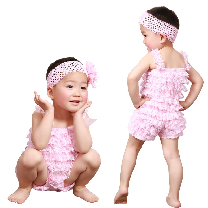 baby girl lace romper