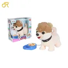 Mini world children's music plush animal toy electric pet toy dog