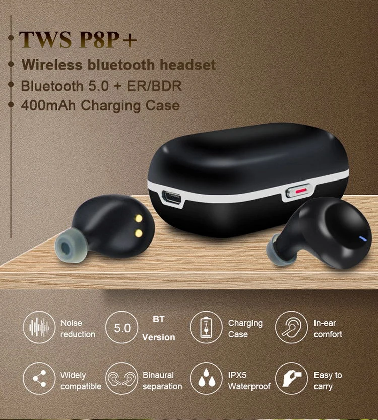Wireless Earbuds Blue tooth 5.0 TWS Earphones Type-C Wireless Charging Sport Headphones - ANKUX.COM