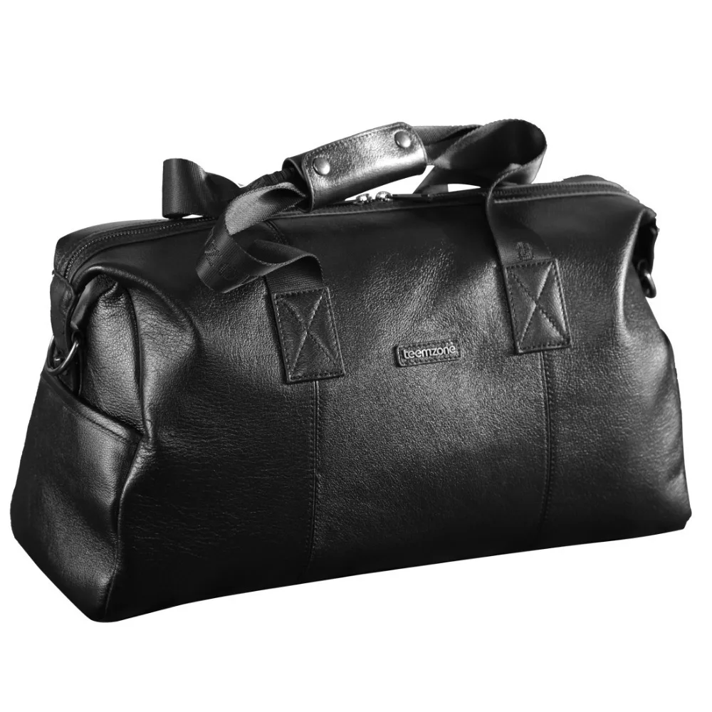 Free shipping New Men's Genuine Leather Cowhide High Quality Travel Duffle Bag Luggage leather travel bag Handbag Black T0911