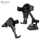 yesido mobile phone wireless charging holder latest gravity air vent wireless car charger mount