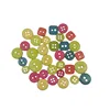 Wholesale colorful polyresin button for scrapbooking
