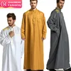 0006# muslim men clothing arabic dubai thobe hooded jubba dress muslimah man