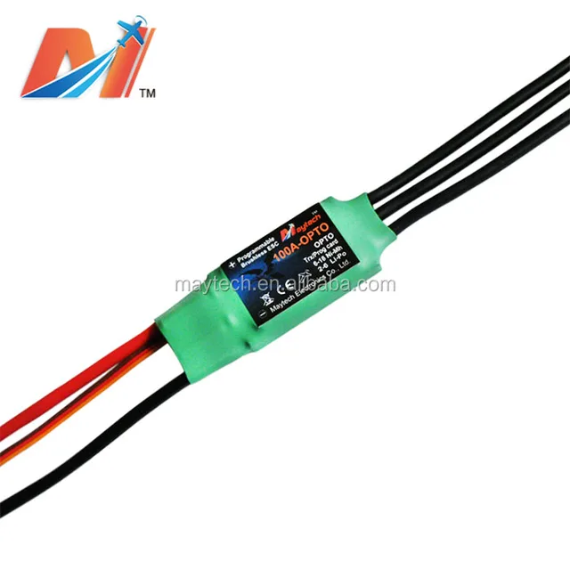 Maytech Helicopter ESC Aircraft Brushless Electric Speed Controller 100A for RC Jet Plane