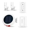 Best selling smart wireless siren 110db home security anti-theft alarm system for outdoor warehouse