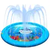 Shark Sprinklers for Kids, Splash Play Mat 68 in Inflatable Sprinkler Pad, Water Fun Toys Outdoor Swimming Pool for Toddlers