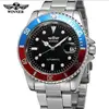 Classic Men Brand Watches Stainless Steel Mechanical Automatic Watches Winner Watch Silver