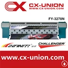 C/M/Y/K vivid colors advertising printing machine infiniti challenger fy 3278n solvent based inkjet printer